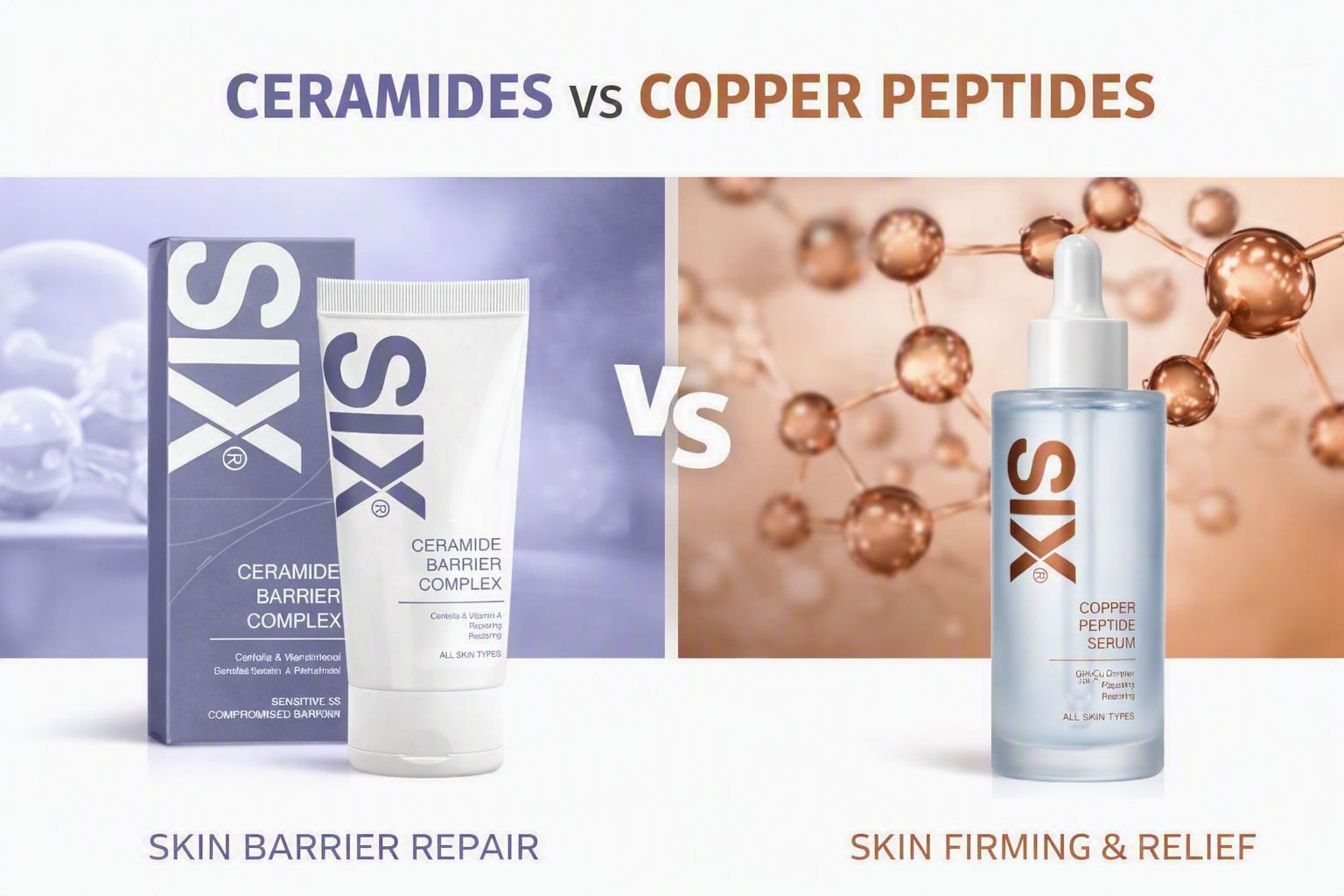 Ceramides vs Copper Peptides